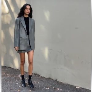 Oak & Fort blazer/skirt set